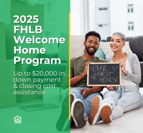 federal home loan bank fhlb welcome home program down payment and closing cost assistance 2025 home loan grants